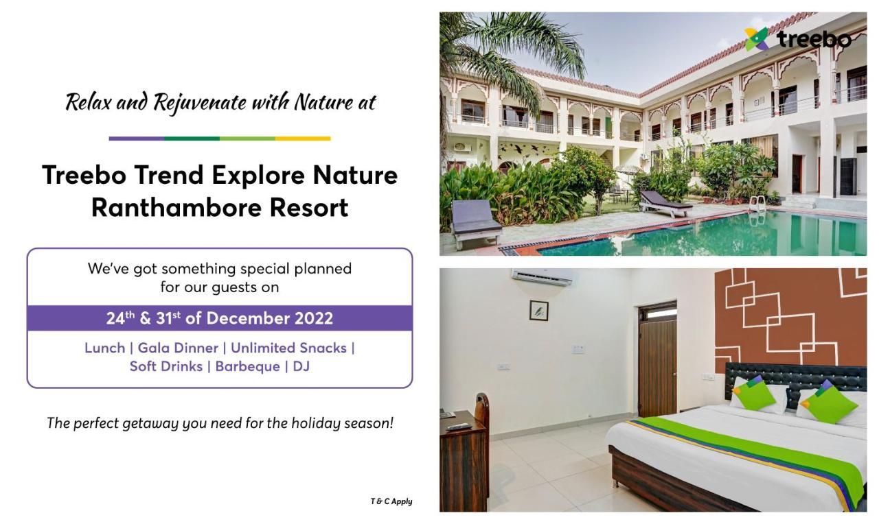 Treebo Trend Explore Nature Ranthambore Resort Sawai Madhopur Exterior foto